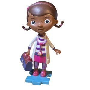 Disney’s Doc McStuffins Plastic Figure With A Puzzle Piece Base
